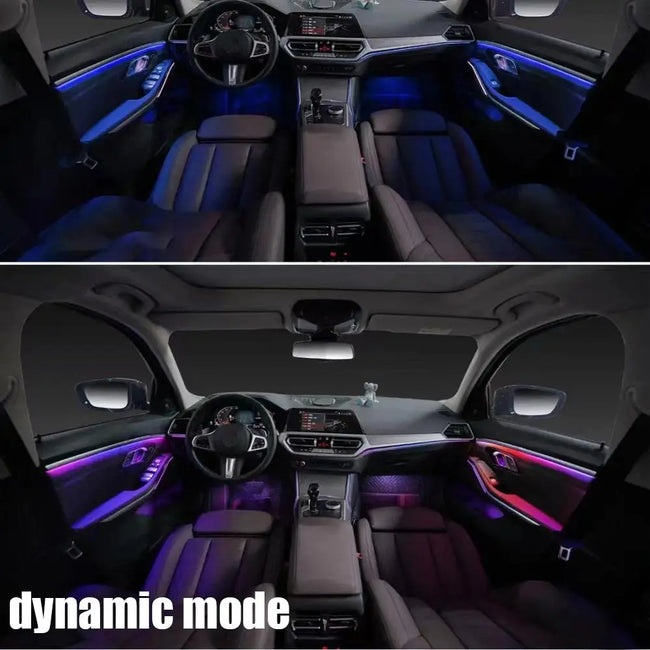 RGB LED ambientna osvetlitev za avto 2-v-1 ali 6-v-1 – fotografija izdelka
