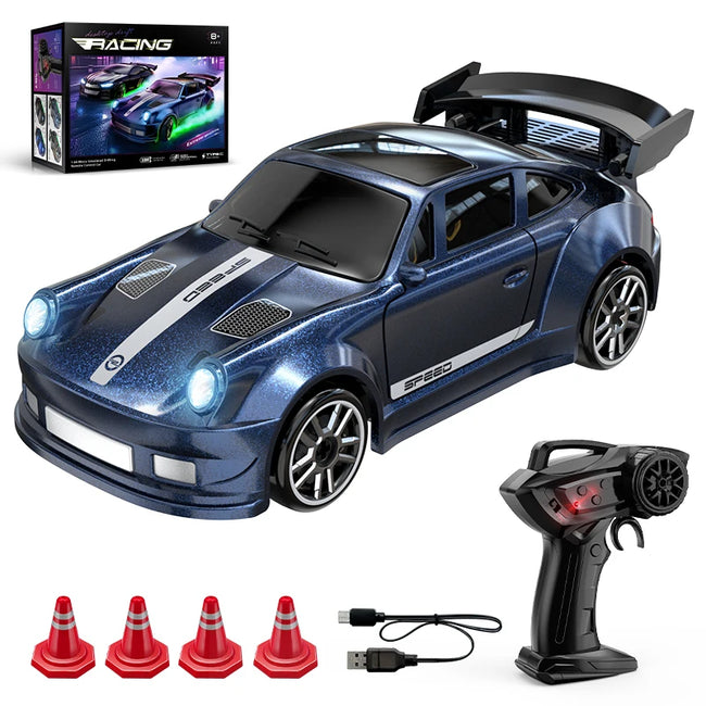 Mini RC Drift Avto 1:64 – 4WD Dirkalnik 🚗💨