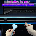 RGB LED svetlobni trak za avto 1–5 m z aplikacijo – fotografija izdelka