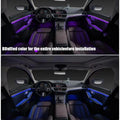 RGB LED ambientna osvetlitev za avto 2-v-1 ali 6-v-1 – fotografija izdelka