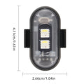 Brezžična LED opozorilna utripalka 1–6 kosov z USB polnjenjem – fotografija izdelka