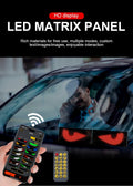 LED matrični zaslon za avto z aplikacijo in daljincem – fotografija izdelka