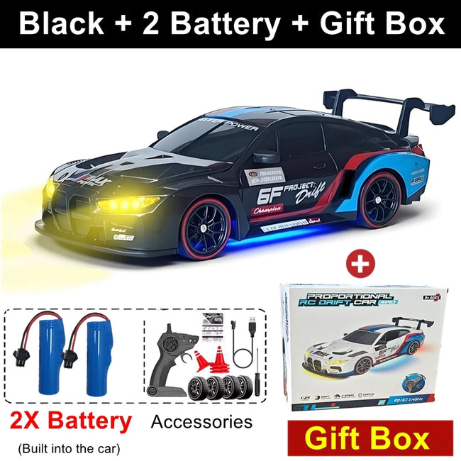 RC Drift Avto 20 km/h – 4WD, LED Luči in 2,4 GHz** 🏎️💨
