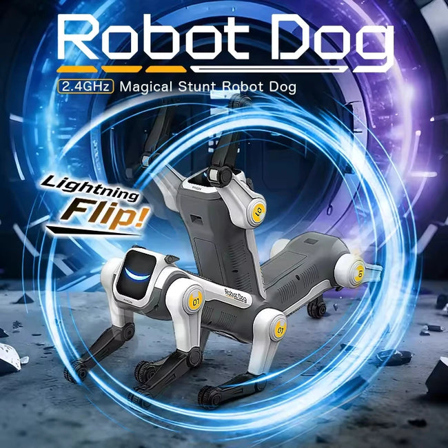 Pametni AI RC robotski pes 4WD z glasovnim upravljanjem 🐶