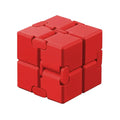 🧊 Kovinski Infinity Fidget Cube – antistresna igrača