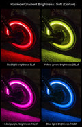 LED lučka za ventil pnevmatike – 7 barv – fotografija izdelka