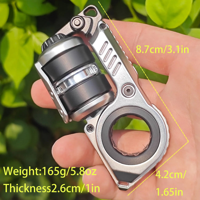 🧲 Kovinski Fidget Slider – mehanski antistresni pripomoček z magnetnim mehanizmom