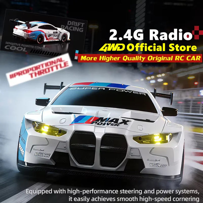 RC Drift Avto 20 km/h – 4WD, LED Luči in 2,4 GHz** 🏎️💨