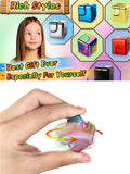 ⚙️ Kovinski Cube Spinner – 3D EDC Fidget igrača