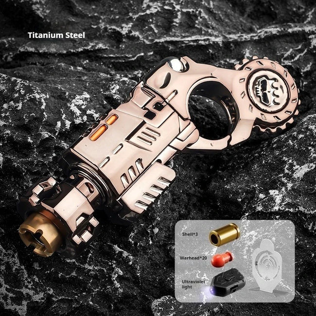 🔧 Mini kovinski EDC Fidget Slider – mehanska antistresna igrača