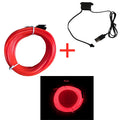 LED neon trak za notranjost avta 1/3/5 m USB – fotografija izdelka