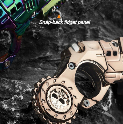 🔫 Kovinski EDC Fidget Pistol – mehanska antistresna igrača