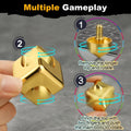 ⚙️ Kovinski Cube Spinner – 3D EDC Fidget igrača