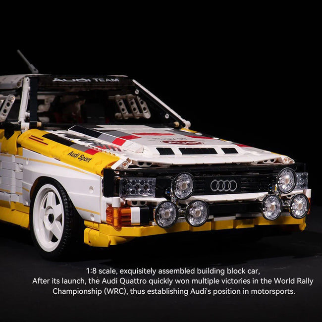 1:10 klasični rally avtomobil – 3887-delni MOC model – slika 7