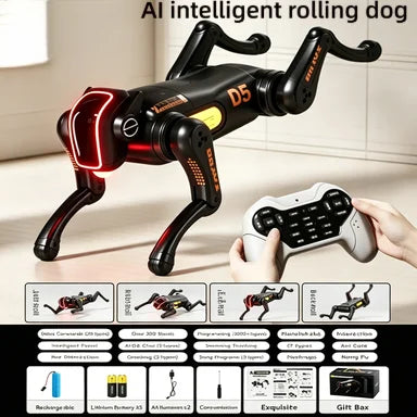 🤖 Pametni AI RC robotski pes z glasovnim upravljanjem 🐶