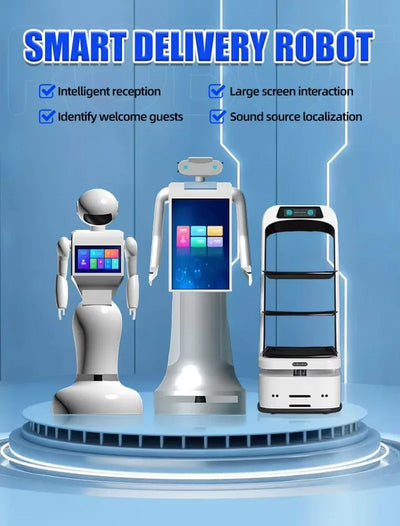 Pametni dostavni robot za restavracije – glasovno naročanje, več pladnjev in radar – slika 8