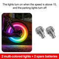 LED lučka za ventil pnevmatike – 7 barv – fotografija izdelka
