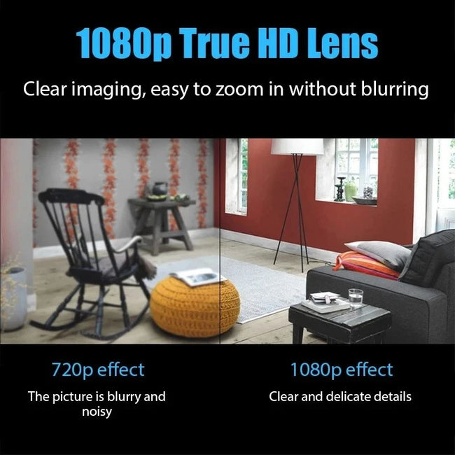 Mini WiFi kamera X5 1080p z nočnim vidom