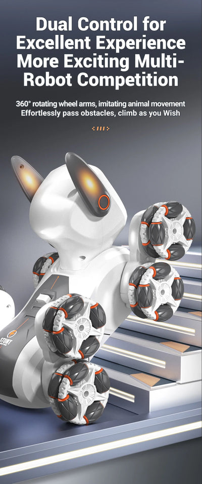 🤖 8-Kolesni RC robotski pes z gestami