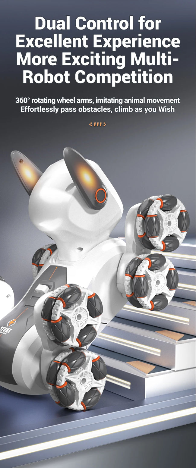 🤖 8-Kolesni RC robotski pes z gestami