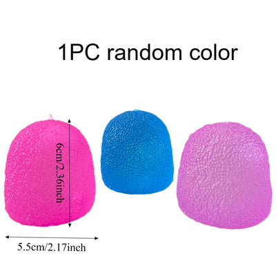 🧊 Modri Squishy Toy Mochi – prosojna antistresna igračka