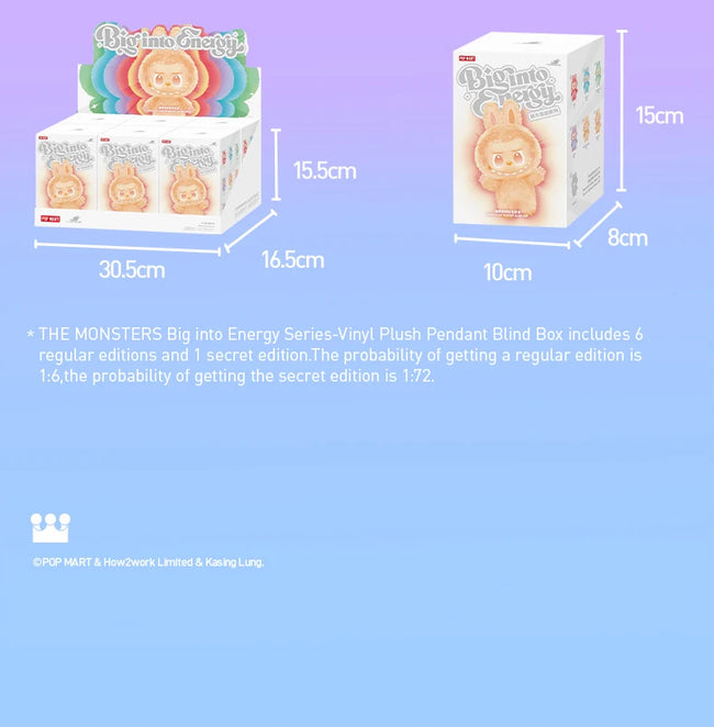 ⚡ POP MART LABUBU Big into Energy – Mystery Box 🎁