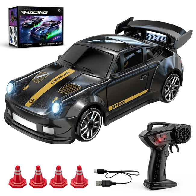 Mini RC Drift Avto 1:64 – 4WD Dirkalnik 🚗💨