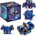 🌌 2-v-1 Star Sky Infinity Cube – fidget puzzle igrača
