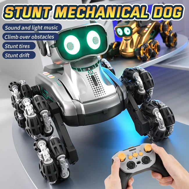 🤖 **RC robotski pes z upravljanjem z gestami in 8 kolesi** 🐶