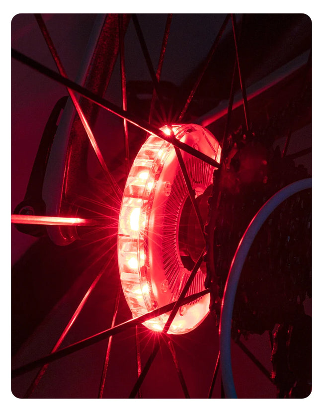 ROCKBROS pametna LED luč za kolo 12 LED