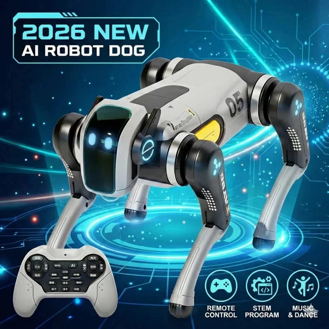 🤖 Pametni AI RC robotski pes z glasovnim upravljanjem 🐶