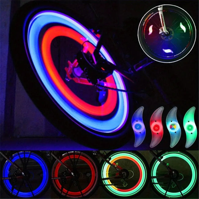 LED lučke za napere kolesa – barvne