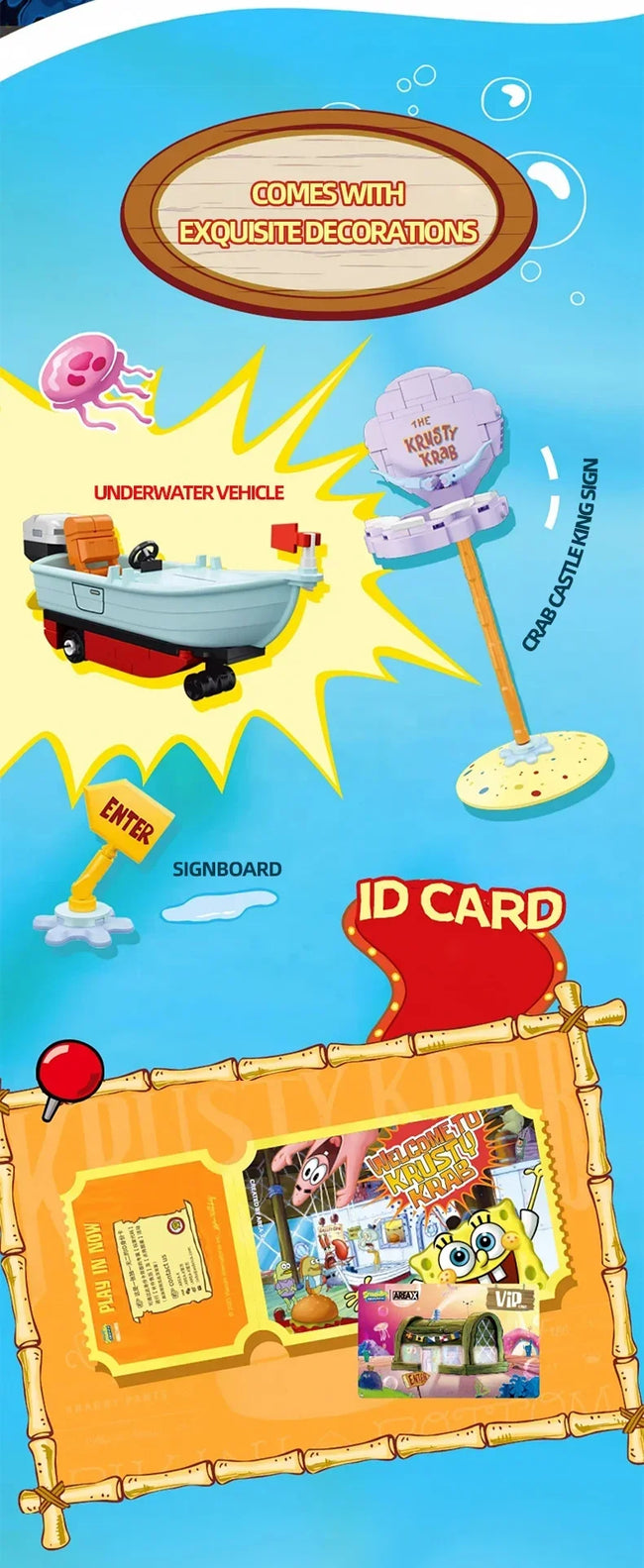 SpongeBob Krusty Krab – gradbeni komplet – slika 19