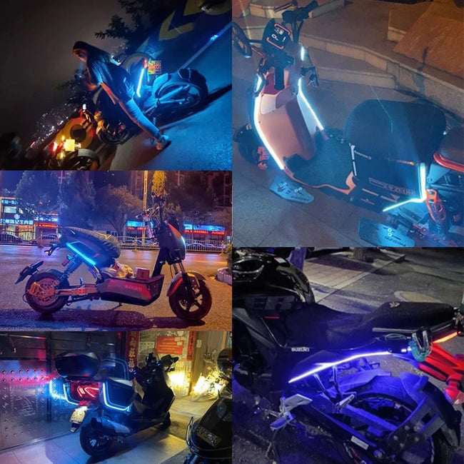 LED smerniki in dnevne luči za motor – 2 kosa – fotografija izdelka