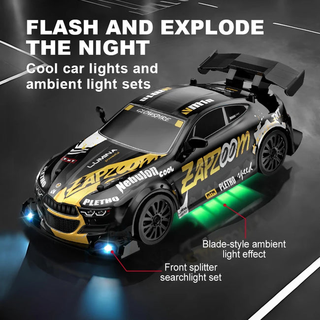 The 2025 new four-wheel drive rc remote control car drifts at high speed, runs as a racing car, and is a gift for children's toy