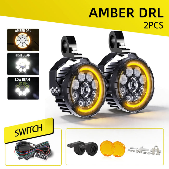 CO LIGHT LED delovna in meglenka za motor 4–4,5" – fotografija izdelka