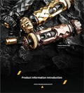 🔫 Kovinski Ratchet Fidget Gun – mehanska antistresna igrača