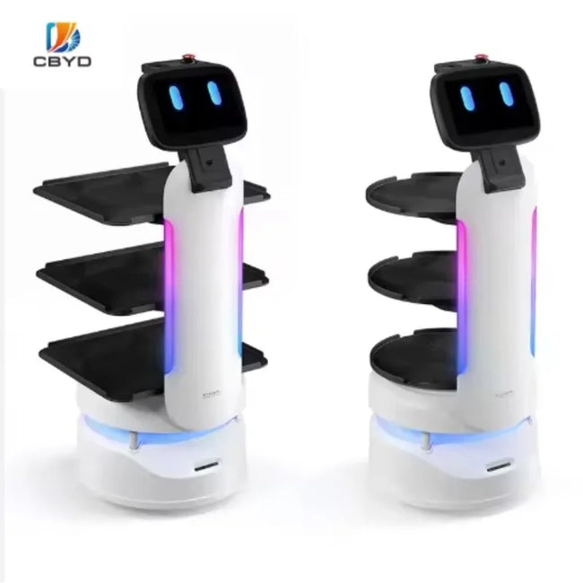 AI robotski natakar CBYD – dostava in avtonomno izogibanje oviram – slika 1