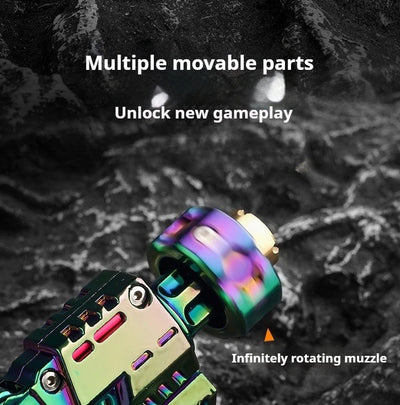 🔧 Mini kovinski EDC Fidget Slider – mehanska antistresna igrača