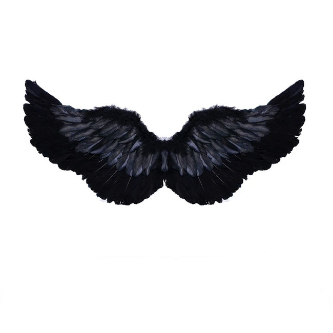 Črna angelska in demonska krila – demonski motiv