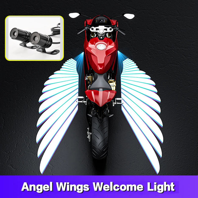 LED projekcijske luči Angel Wings za motor – 2 kosa – fotografija izdelka