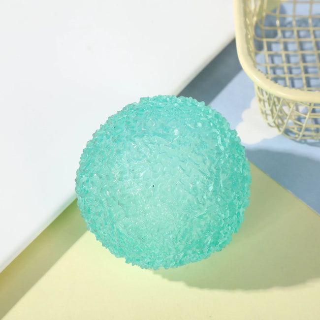 🧊 Modri Squishy Toy Mochi – prosojna antistresna igračka