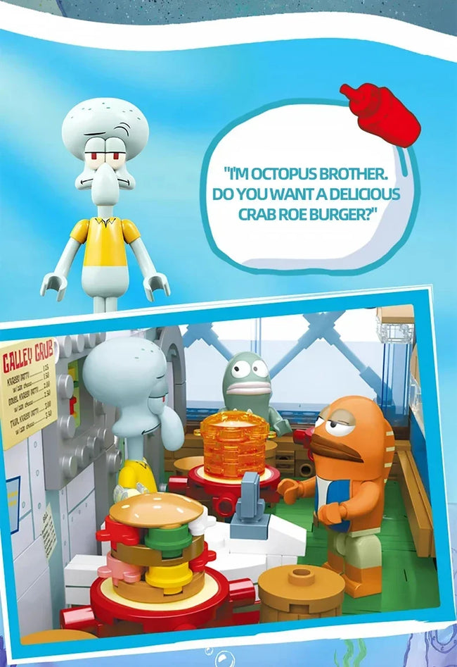 SpongeBob Krusty Krab – gradbeni komplet – slika 11