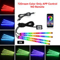 RGB LED ambientna osvetlitev za avto 36/48/72 LED – fotografija izdelka