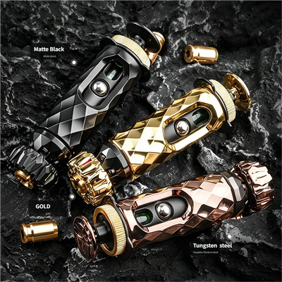 🔫 Kovinski Ratchet Fidget Gun – mehanska antistresna igrača