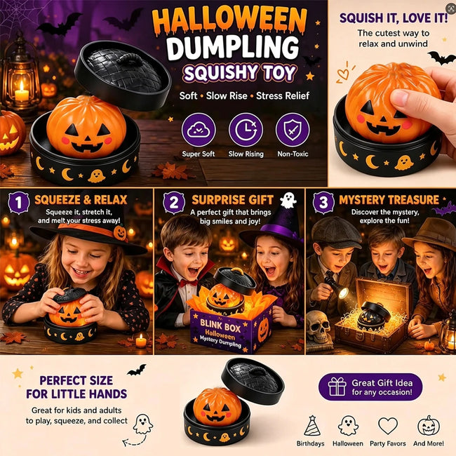 Halloween cmok Squishy – počasno vračanje