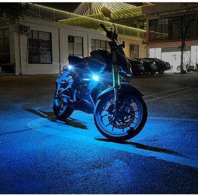 Brezžična LED opozorilna utripalka za avto in motor – fotografija izdelka