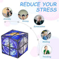 🌌 2-v-1 Star Sky Infinity Cube – fidget puzzle igrača