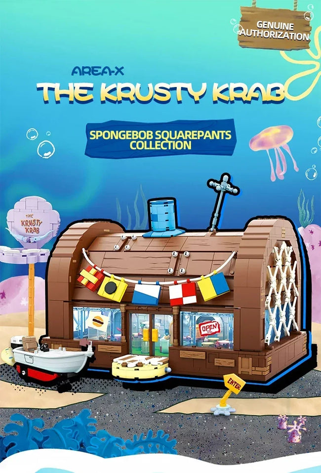 SpongeBob Krusty Krab – gradbeni komplet – slika 7
