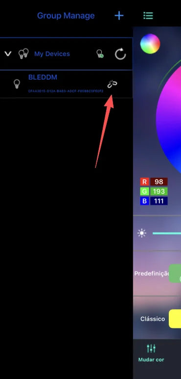 RGB LED ambientna osvetlitev notranjosti avta z aplikacijo – fotografija izdelka